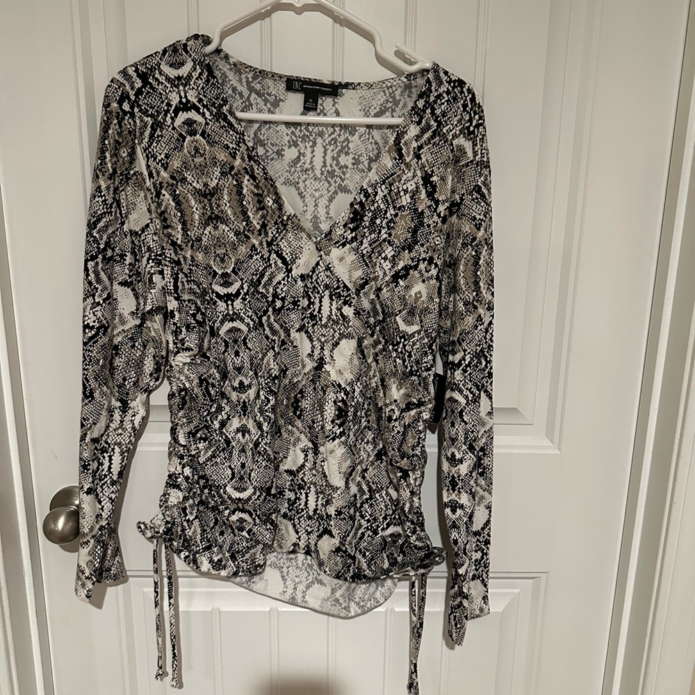INC Desert Snake Top, size XL